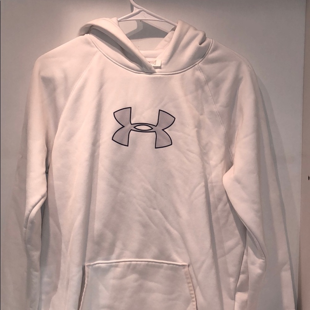 White under armor hoodie